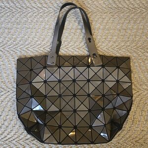 Issey Miyake Bao Bao Brown Geometric Tote Bag